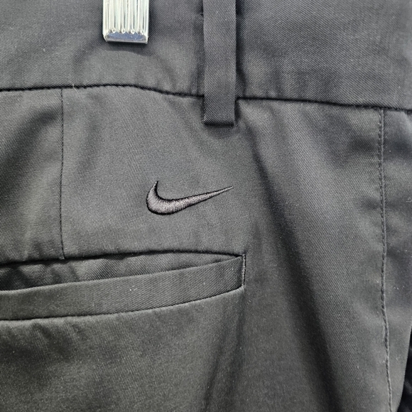Nike Quick Dry Flat Front Black cargo Golf Shorts Mens Size 40 - Picture 5 of 8